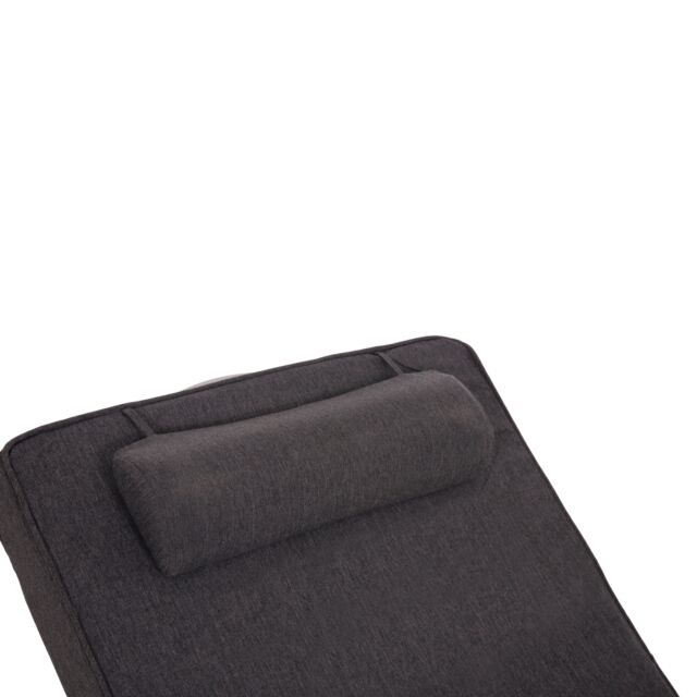 ΜΑΞΙΛΑΡΙ ΞΑΠΛΩΣΤΡΑΣ OLEFIN ΣΚΟΥΡΟ ΓΚΡΙ ΜΕ FOAM 190x70x10Υεκ