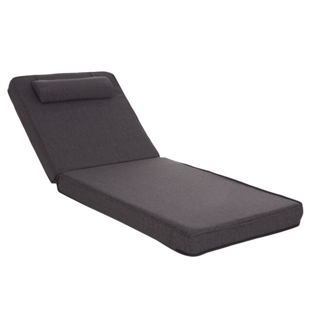 ΜΑΞΙΛΑΡΙ ΞΑΠΛΩΣΤΡΑΣ OLEFIN ΣΚΟΥΡΟ ΓΚΡΙ ΜΕ FOAM 190x70x10Υεκ