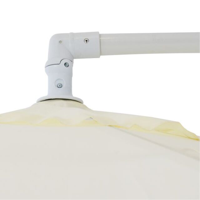 ΟΜΠΡΕΛΑ ΚΡΕΜΑΣΤΗ Φ300x237cm. ΣΤΡΟΓΓΥΛΗ ΣΕ ΒΑΣΗ ΜΕ 4 ΠΟΔΙΑ 