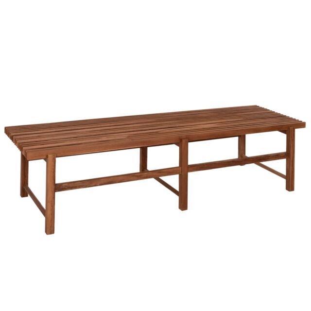 ΠΑΓΚΑΚΙ 3-ΘΕΣΙΟ ΞΥΛΟ ΤΕΑΚ ΣΕ ΦΥΣΙΚΟ ΧΡΩΜΑ 180x56x46Υεκ.