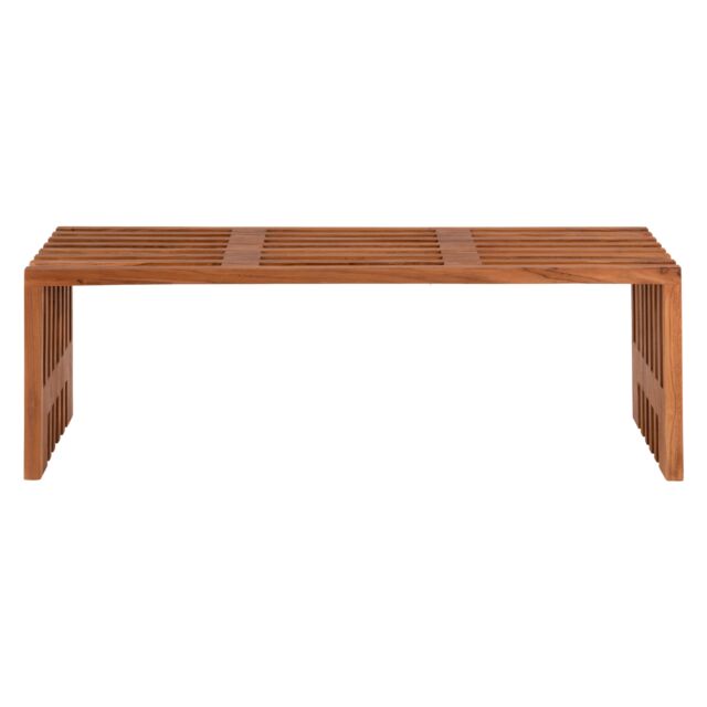ΠΑΓΚΑΚΙ ΜΑΣΙΦ ΞΥΛΟ TEAK ΣΕ ΦΥΣΙΚΟ 139,5x34,5x48,5Υεκ.