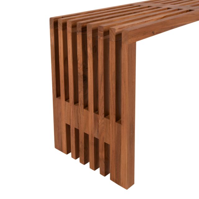 ΠΑΓΚΑΚΙ ΜΑΣΙΦ ΞΥΛΟ TEAK ΣΕ ΦΥΣΙΚΟ 139,5x34,5x48,5Υεκ.