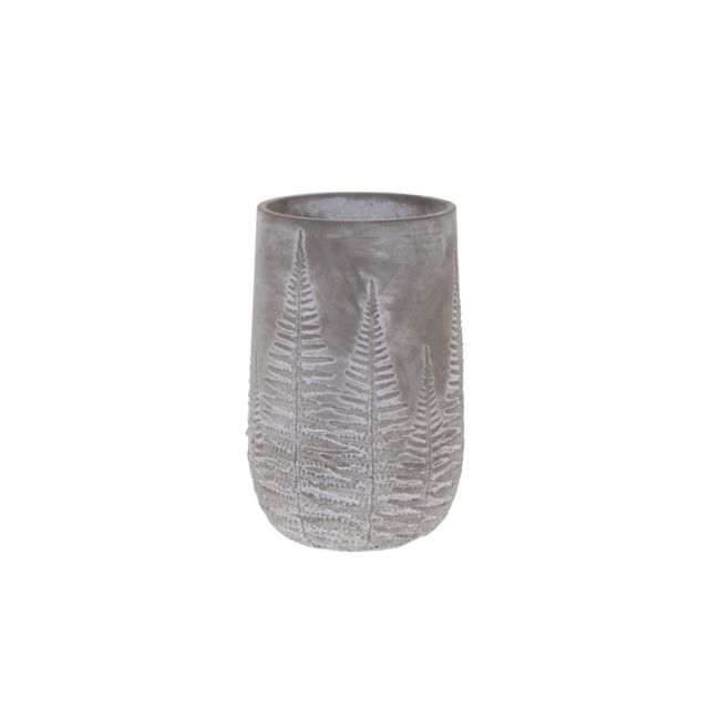 ALBERO ΚΑΣΠΩ ΚΕΡΑΜΙΚΟ ΓΚΡΙ D16xH25cm
