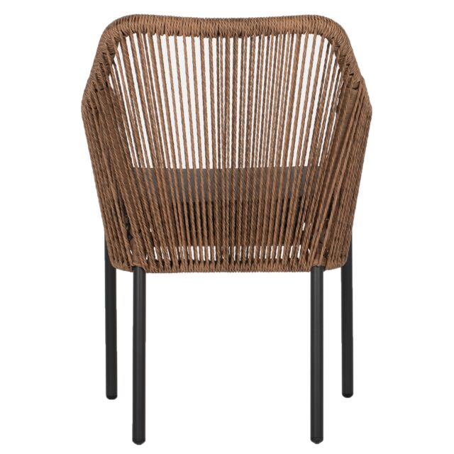 ΠΟΛΥΘΡΟΝΑ ΑΛΟΥΜΙΝΙΟΥ ΓΚΡΙ ΜΕ ΣΧΟΙΝΙ WICKER PE 56x66x79Yεκ. 