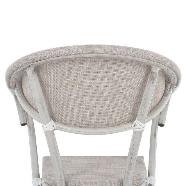 ΠΟΛΥΘΡΟΝΑ ΑΛΟΥΜΙΝΙΟΥ CLAY BAMBOO LOOK ΓΚΡΙ ΠΑΤΙΝΑ ΜΕ TEXTLINE 57x57x83cm