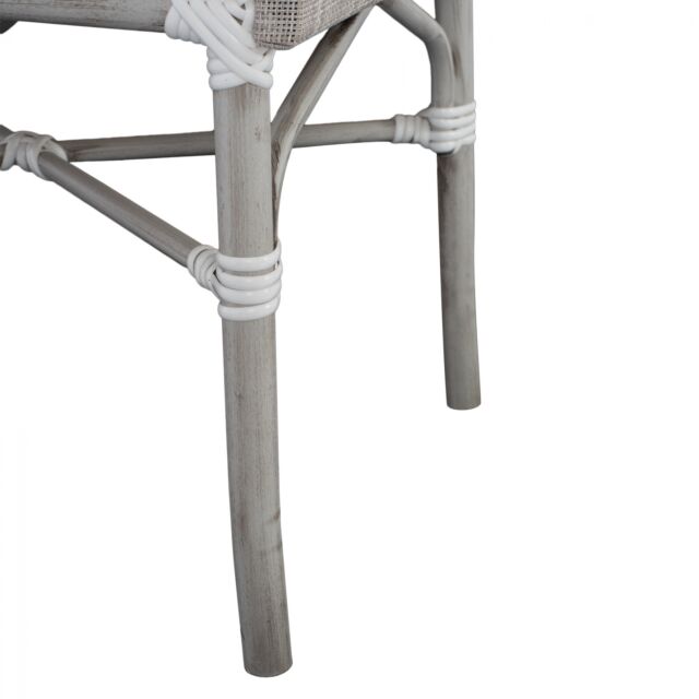 ΠΟΛΥΘΡΟΝΑ ΑΛΟΥΜΙΝΙΟΥ CLAY BAMBOO LOOK ΓΚΡΙ ΠΑΤΙΝΑ ΜΕ TEXTLINE 57x57x83cm
