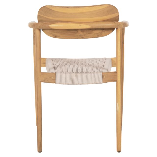ΠΟΛΥΘΡΟΝΑ ΞΥΛΟ TEAK ΦΥΣΙΚΟ & ΜΠΕΖ ΣΧΟΙΝΙ 55x54x80Yεκ.