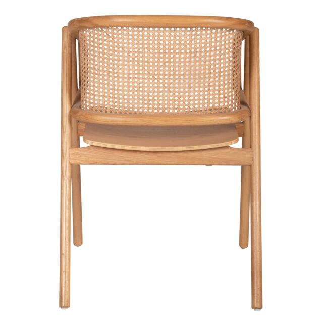 ΠΟΛΥΘΡΟΝΑ KENLEE FB99872 ΦΡΑΞΙΝΟΣ ΚΑΙ ΦΥΣΙΚΟ RATTAN RATTAN ΣΕ ΦΥΣΙΚΟ 57,5x55x81Yεκ.