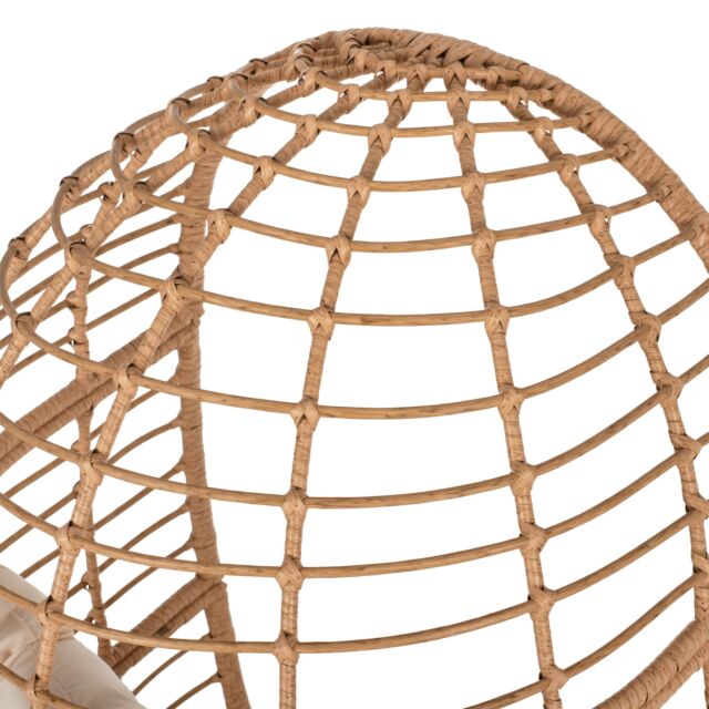 ΠΟΛΥΘΡΟΝΑ Τ.ΦΩΛΙΑ RATTAN ΜΕΤΑΛ. ΠΟΔΙΑ ΜΑΥΡΑ 77x72x148 εκ.