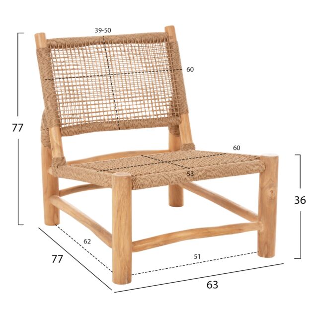 ΣΑΛΟΝΙ ΕΞΩΤ. ΧΩΡΟΥ 4ΤΜΧ ΜΑΣΙΦ TEAK-ΣΥΝΘ.RATTAN-ΦΥΣΙΚΟ