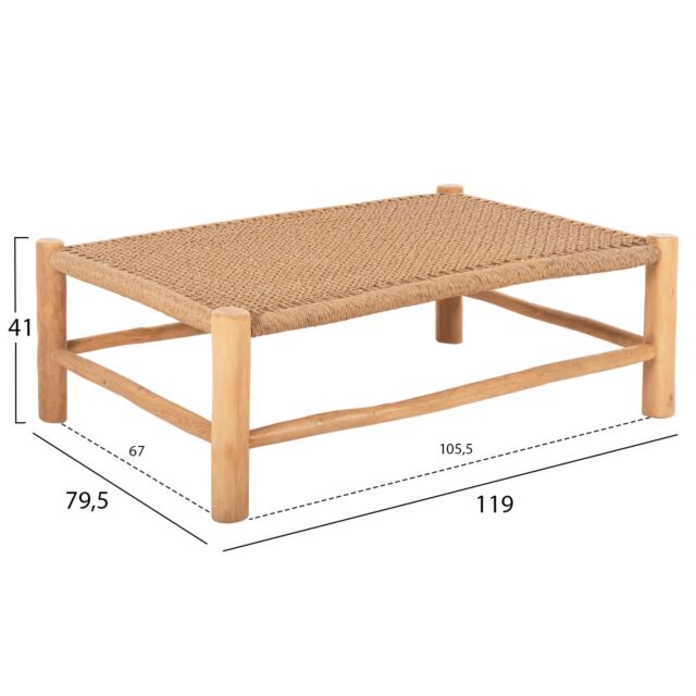 ΣΑΛΟΝΙ ΕΞΩΤ. ΧΩΡΟΥ 4ΤΜΧ ΜΑΣΙΦ TEAK-ΣΥΝΘ.RATTAN-ΦΥΣΙΚΟ