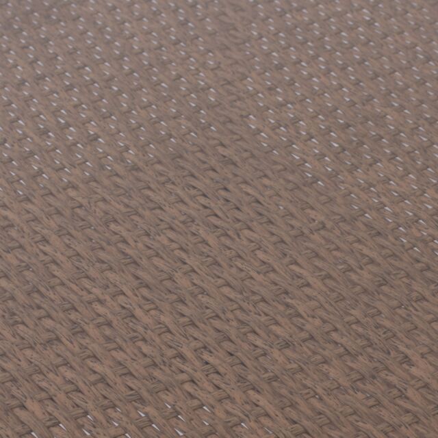 ΤΡΑΠΕΖΙ ΜΕΤΑΛΛΙΚΟ RATTAN ΜΠΕΖ ΚΑΦΕ 120x70x75Υ εκ.