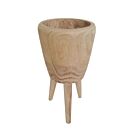 TREPIED DECO ΚΑΣΠΩ ΣΕ ΒΑΣΗ ΞΥΛΟ D29xH62cm