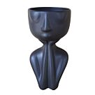BAWA ΚΑΣΠΩ ΚΕΡΑΜΙΚΟ ΜΑΥΡΟ ΜΑΤ D10,5xH20cm