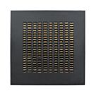 ESCAPE ΠΙΝΑΚΑΣ ΜΕΤΑΛΛΟ ΜΑΥΡΟ ΧΡΥΣΟ MDF 80x80xH4,5cm