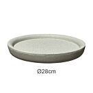 ΠΙΑΤΟ FIBER CLAY ΜΠΕΖ-ΓΡΑΝΙΤΗ ΣΤΡΟΓΓΥΛΟ ΓΙΑ ΚΑΣΠΩ - Φ25x3.5cm