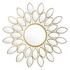 Καθρέπτης Flower χρυσό 83x2.5x83εκ