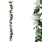 ΓΙΡΛΑΝΤΑ ME ΤΡΙΑΝΤΑΦΥΛΛΑ ΛΕΥΚΑ - Υ180cm
