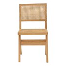 Καρέκλα Brenin pakoworld φυσικό rubberwood 45x56x82εκ