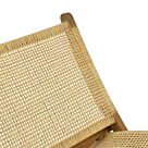 Καρέκλα Jerenze pakoworld φυσικό teak ξύλο-rattan 65x78x68εκ
