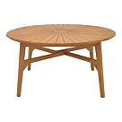 Τραπέζι Colen pakoworld teak ξύλο σε φυσική απόχρωση Φ180x75εκ
