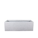 ΖΑΡΝΤΙΝΙΕΡΑ FIBERCLAY LARGE ΛΕΥΚΟ ΓΡΑΝΙΤΗ ΟΡΘΟΓΩΝΙΟ - 80x30x28cm