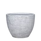 ΓΛΑΣΤΡΑ FIBERCLAY LARGE ΛΕΥΚΟ ΤΣΙΜΕΝΤΟ ΣΤΡΟΓΓΥΛΟ - Φ44x37cm
