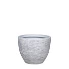 ΓΛΑΣΤΡΑ FIBERCLAY SMALL ΛΕΥΚΟ ΤΣΙΜΕΝΤΟ ΣΤΡΟΓΓΥΛΟ - Φ30x25cm
