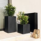 Γλάστρα Canto Slatestone LED High 30