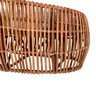 ΚΑΝΑΠΕΣ-ΑΝΑΚΛΙΝΤΡΟ ΦΥΣΙΚΟ RATTAN- ΛΕΥΚΑ ΜΑΞΙΛΑΡΙΑ 215x60x78Yεκ.