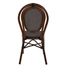 ΚΑΡΕΚΛΑ ΑΛΟΥΜΙΝΙΟΥ BAMBOO ΚΑΦΕ ΜΕ TEXTLINE 40,5x56,5x89,5 εκ. 