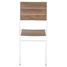 ΚΑΡΕΚΛΑ ΑΛΟΥΜΙΝΙΟΥ ΛΕΥΚΗ ΜΕ POLYWOOD 46x52x86Υεκ.