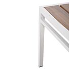 ΚΑΡΕΚΛΑ ΑΛΟΥΜΙΝΙΟΥ ΛΕΥΚΗ ΜΕ POLYWOOD 46x52x86Υεκ.