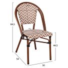 ΚΑΡΕΚΛΑ BAMBOO LOOK ΣΕ ΚΑΦΕ ΚΑΙ ΜΠΕΖ-ΛΕΥΚΗ ΕΠΕΝΔΥΣΗ 50x54x84,5Yεκ.