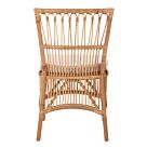 ΚΑΡΕΚΛΑ RATTAN ΣΕ ΦΥΣΙΚΟ-ΜΑΞΙΛΑΡΙ ΣΕ ΛΕΥΚΟ 53x58x91Υεκ.