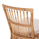 ΚΑΡΕΚΛΑ RATTAN ΣΕ ΦΥΣΙΚΟ-ΜΑΞΙΛΑΡΙ ΣΕ ΛΕΥΚΟ 53x58x91Υεκ.