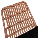 ΚΑΡΕΚΛΑ ΜΕΤΑΛΛΙΚΗ ΜΕ ΜΑΞΙΛΑΡΙ ΜΕ WICKER ΜΠΕΖ 47x58x84,5Υ εκ.