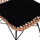 ΚΑΡΕΚΛΑ ΜΕΤΑΛΛΙΚΗ ΜΕ ΜΑΞΙΛΑΡΙ ΜΕ WICKER ΜΠΕΖ 47x58x84,5Υ εκ.