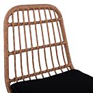 ΚΑΡΕΚΛΑ ΜΕΤΑΛΛΙΚΗ ΜΕ ΜΑΞΙΛΑΡΙ ΜΕ WICKER ΜΠΕΖ 47Χ50Χ85Υ εκ.