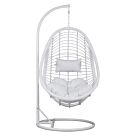 ΚΡΕΜΑΣΤΗ ΠΟΛΥΘΡΟΝΑ ΦΩΛΙΑ ΜΕ ΛΕΥΚΟ WICKER & ΜΑΞΙΛΑΡΙΑ Φ95Χ195Υ εκ.