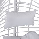 ΚΡΕΜΑΣΤΗ ΠΟΛΥΘΡΟΝΑ ΦΩΛΙΑ ΜΕ ΛΕΥΚΟ WICKER & ΜΑΞΙΛΑΡΙΑ Φ95Χ195Υ εκ.