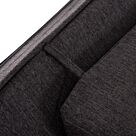 ΜΑΞΙΛΑΡΙ ΞΑΠΛΩΣΤΡΑΣ OLEFIN ΣΚΟΥΡΟ ΓΚΡΙ ΜΕ FOAM 190x70x10Υεκ