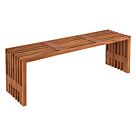 ΠΑΓΚΑΚΙ ΜΑΣΙΦ ΞΥΛΟ TEAK ΣΕ ΦΥΣΙΚΟ 139,5x34,5x48,5Υεκ.