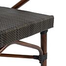 ΠΟΛΥΘΡΟΝΑ ΑΛΟΥΜΙΝΙΟΥ BAMBOO ΚΑΦΕ ΜΕ TEXTLINE 60,5x59x81 cm