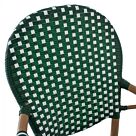 ΠΟΛΥΘΡΟΝΑ ΑΛΟΥΜΙΝΙΟΥ BAMBOO LOOK ΜΕ WICKER ΛΕΥΚΟ ΠΡΑΣΙΝΟ 56x59x98 εκ.