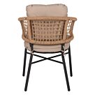 ΠΟΛΥΘΡΟΝΑ ΑΛΟΥΜΙΝΙΟΥ DARK GREY ΕΠΑΓΓΕΛΜ. RATTAN ΜΑΞΙΛΑΡΙ ΜΠΕΖ 60x56x84 εκ.