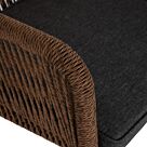 ΠΟΛΥΘΡΟΝΑ ΑΛΟΥΜΙΝΙΟΥ ΓΚΡΙ ΜΕ ΣΧΟΙΝΙ WICKER PE 56x66x79Yεκ. 