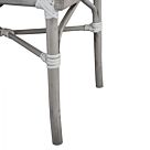 ΠΟΛΥΘΡΟΝΑ ΑΛΟΥΜΙΝΙΟΥ CLAY BAMBOO LOOK ΓΚΡΙ ΠΑΤΙΝΑ ΜΕ TEXTLINE 57x57x83cm