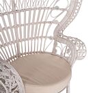 ΠΟΛΥΘΡΟΝΑ RATTAN ΣΕ ΛΕΥΚΟ-ΜΑΞΙΛΑΡΙ ΛΕΥΚΟ 114x72x150Yεκ.