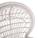 ΠΟΛΥΘΡΟΝΑ RATTAN ΣΕ ΛΕΥΚΟ-ΜΑΞΙΛΑΡΙ ΛΕΥΚΟ 114x72x150Yεκ.